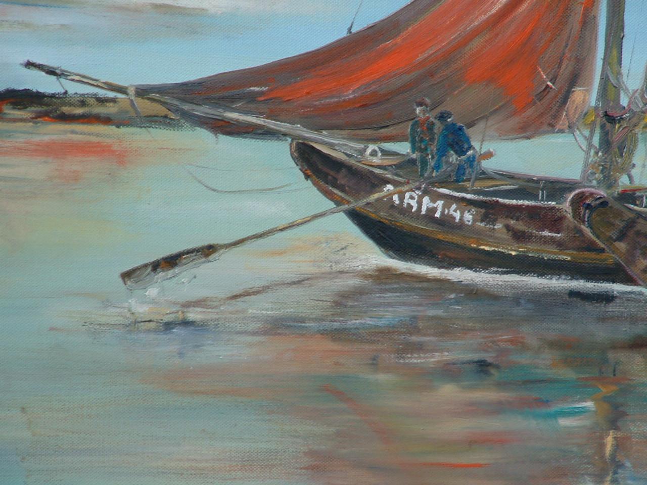 Kotter  verbouwde botter 4 gebroeders Caljouw +==   arm 17 en  27  kotter