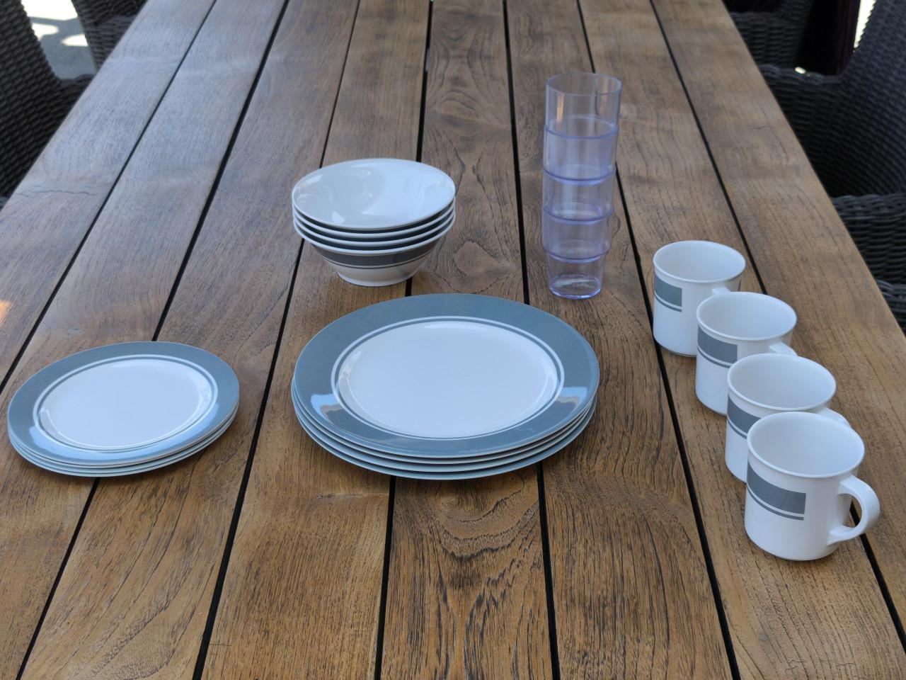 Camping servies melamine