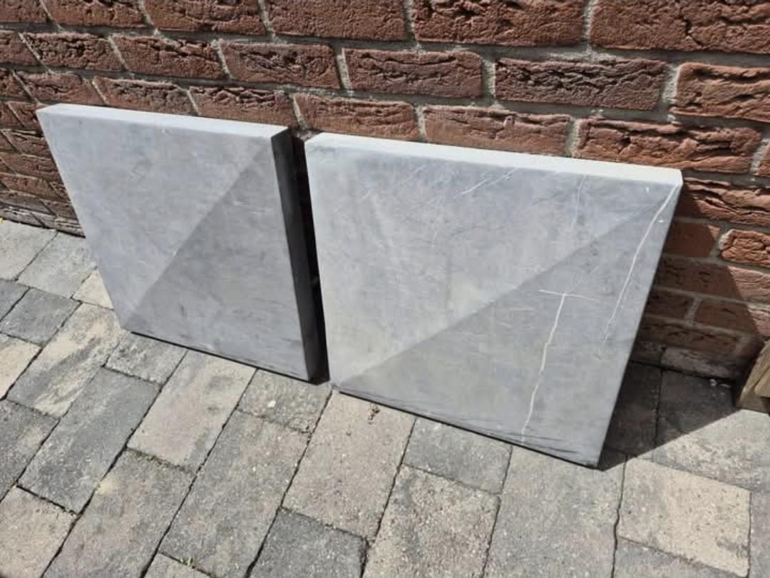 2 arduin dekstenen 55x55x6 cm