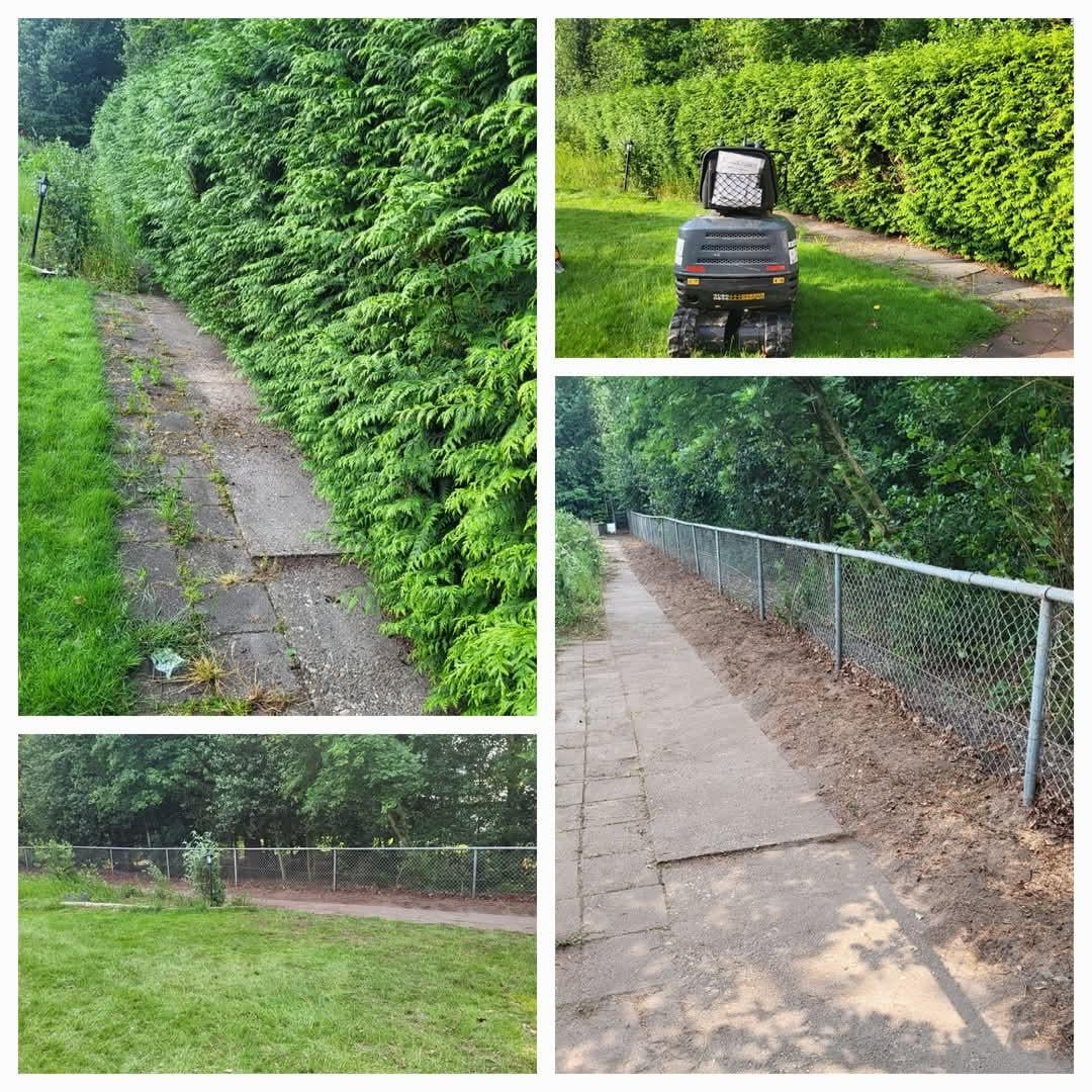 Tuinonderhoud/afvalophalen/ minigraver