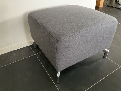 Poef/hocker antraciet