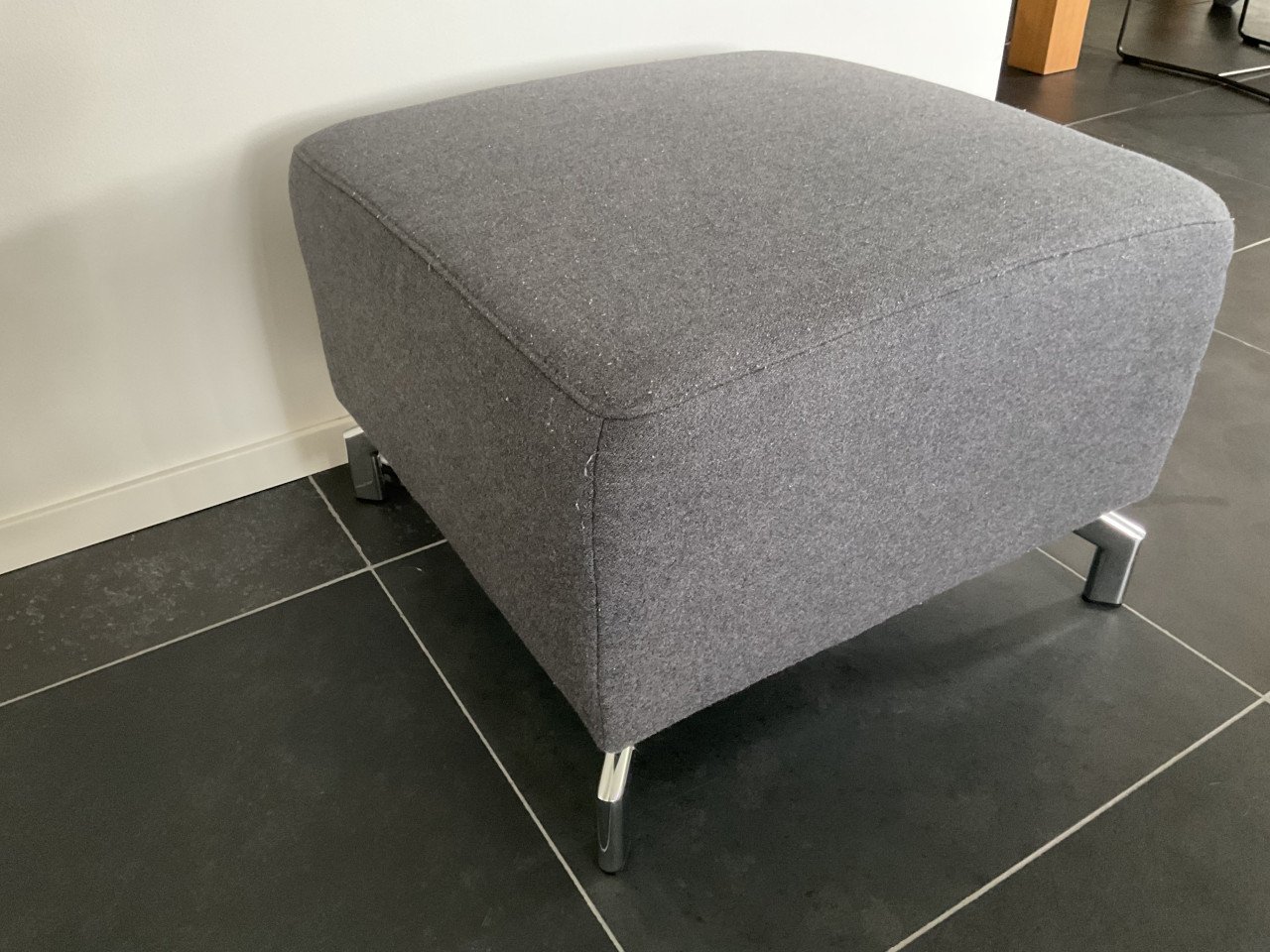 Poef/hocker antraciet