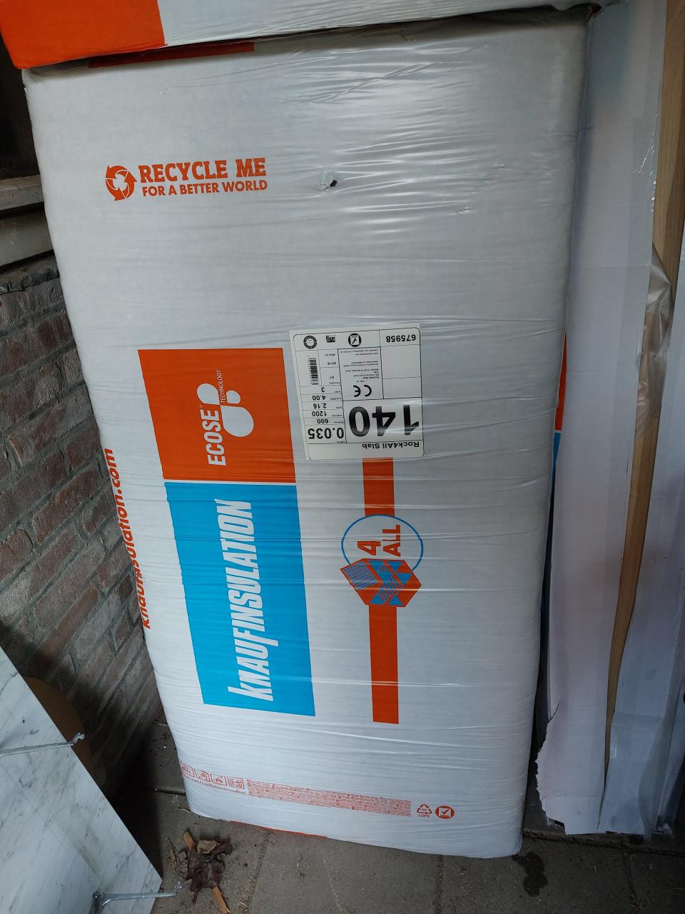 Steenwol isolatieplaten