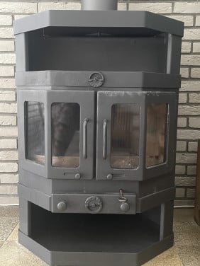 Keurige BARBAS Houtkachel Krachtige IZGS!!!
