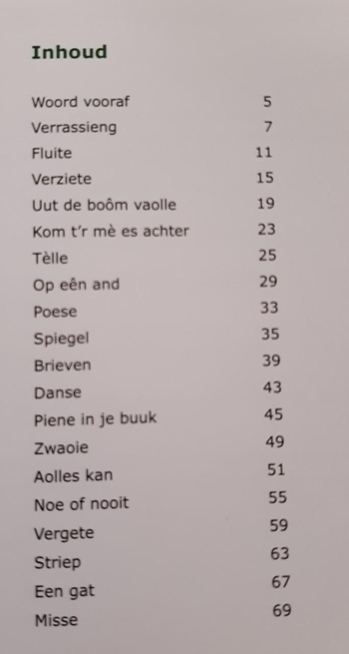 "Meschien wè" , 19 verhalen van Toon Tellegen in het Zeêuws!