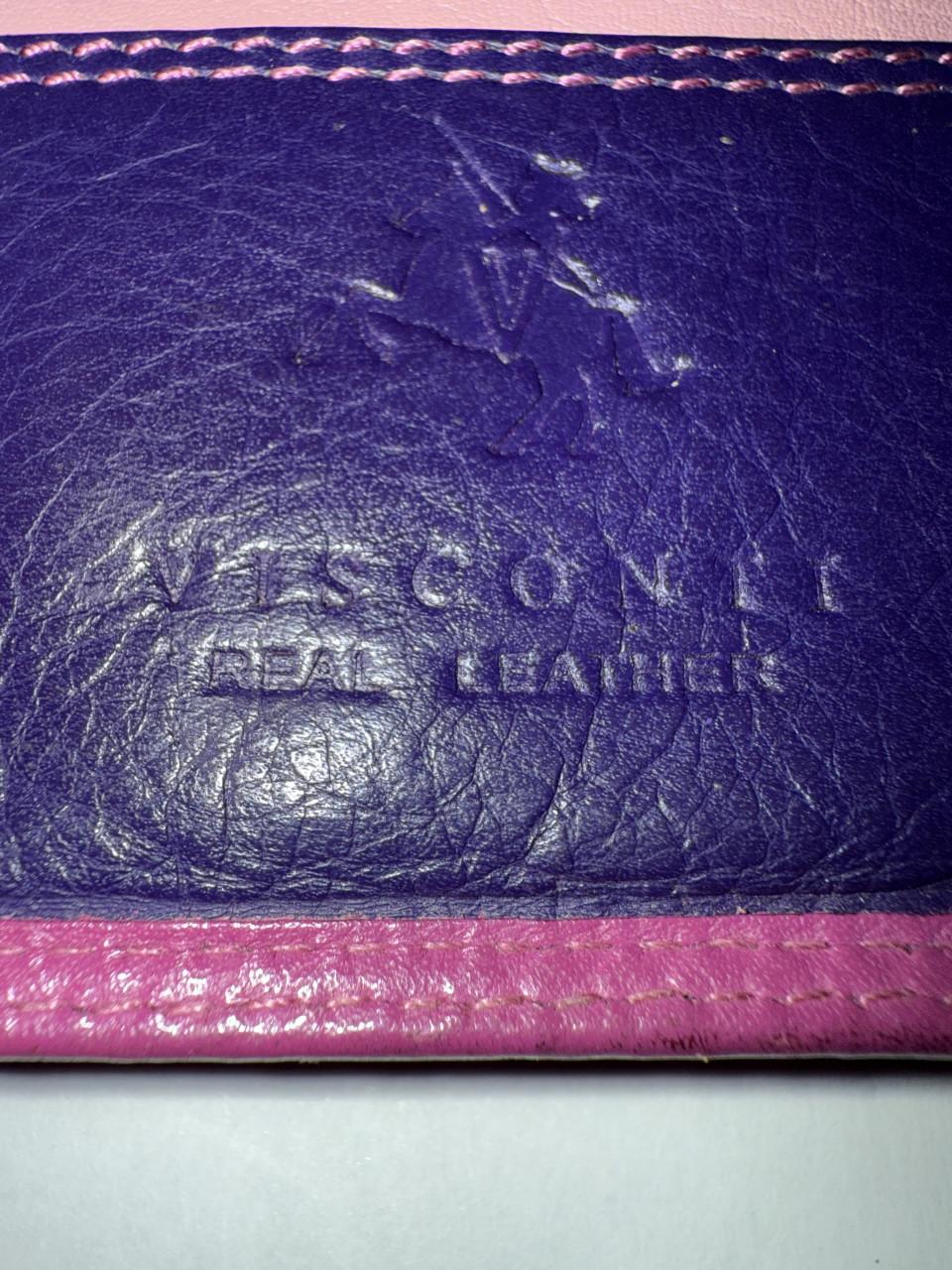 100% leren portemonnee Merk: Visconti