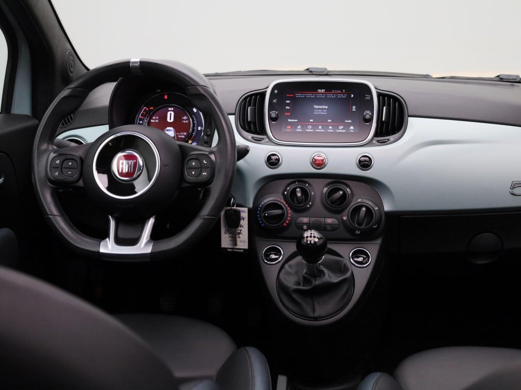 Fiat 500 1.0 hybrid launch edition | lmv | schuifdak! | parkeer sensoren | 