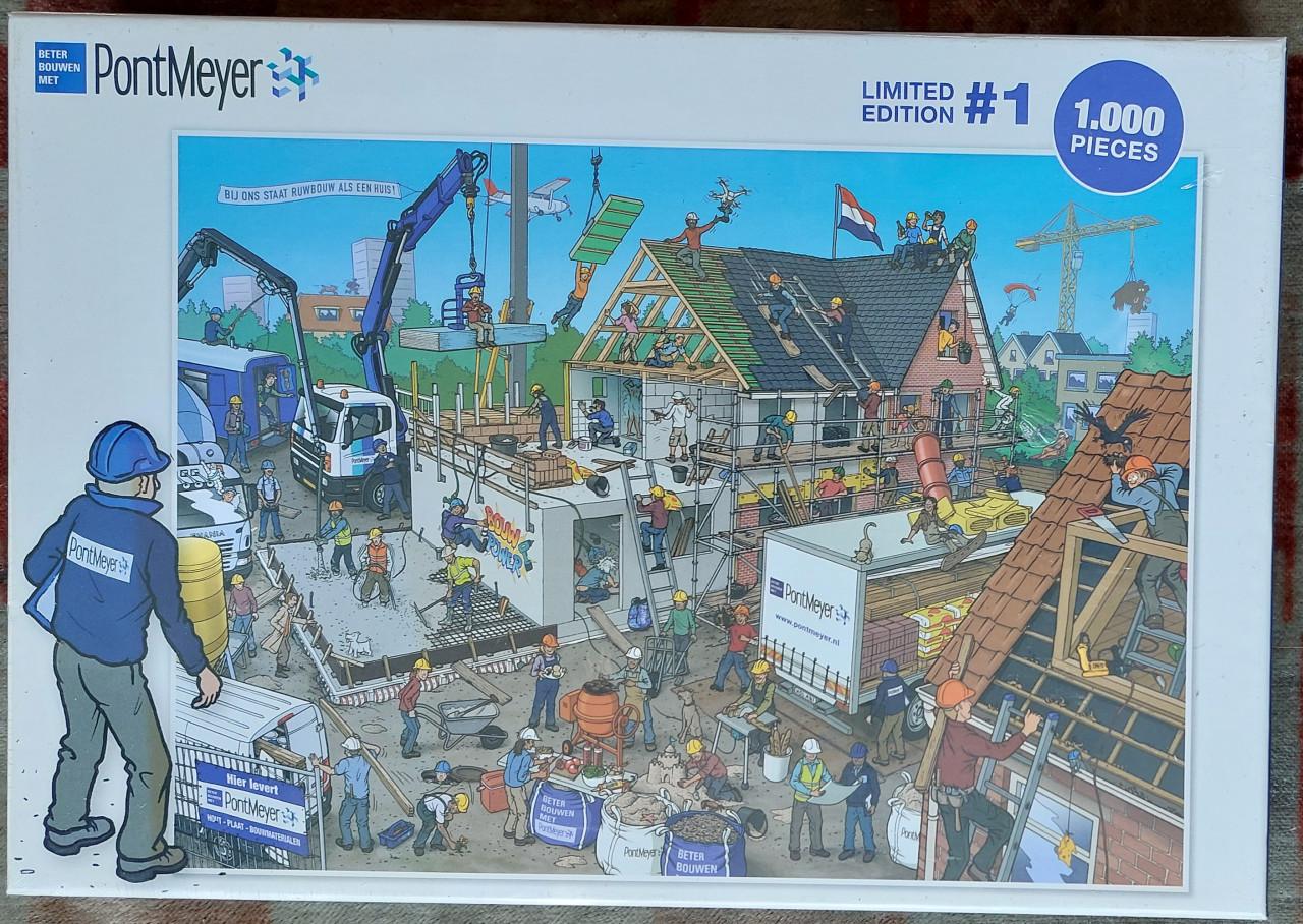 PontMeyer Puzzel  1000  stuks nieuw in de plastic