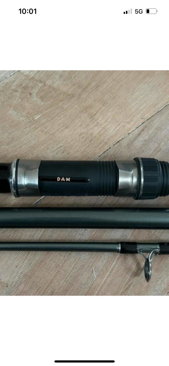 Te koop Dam nieuw zeehengel  lang 4.20 meter werpgewicht tot 200 gram