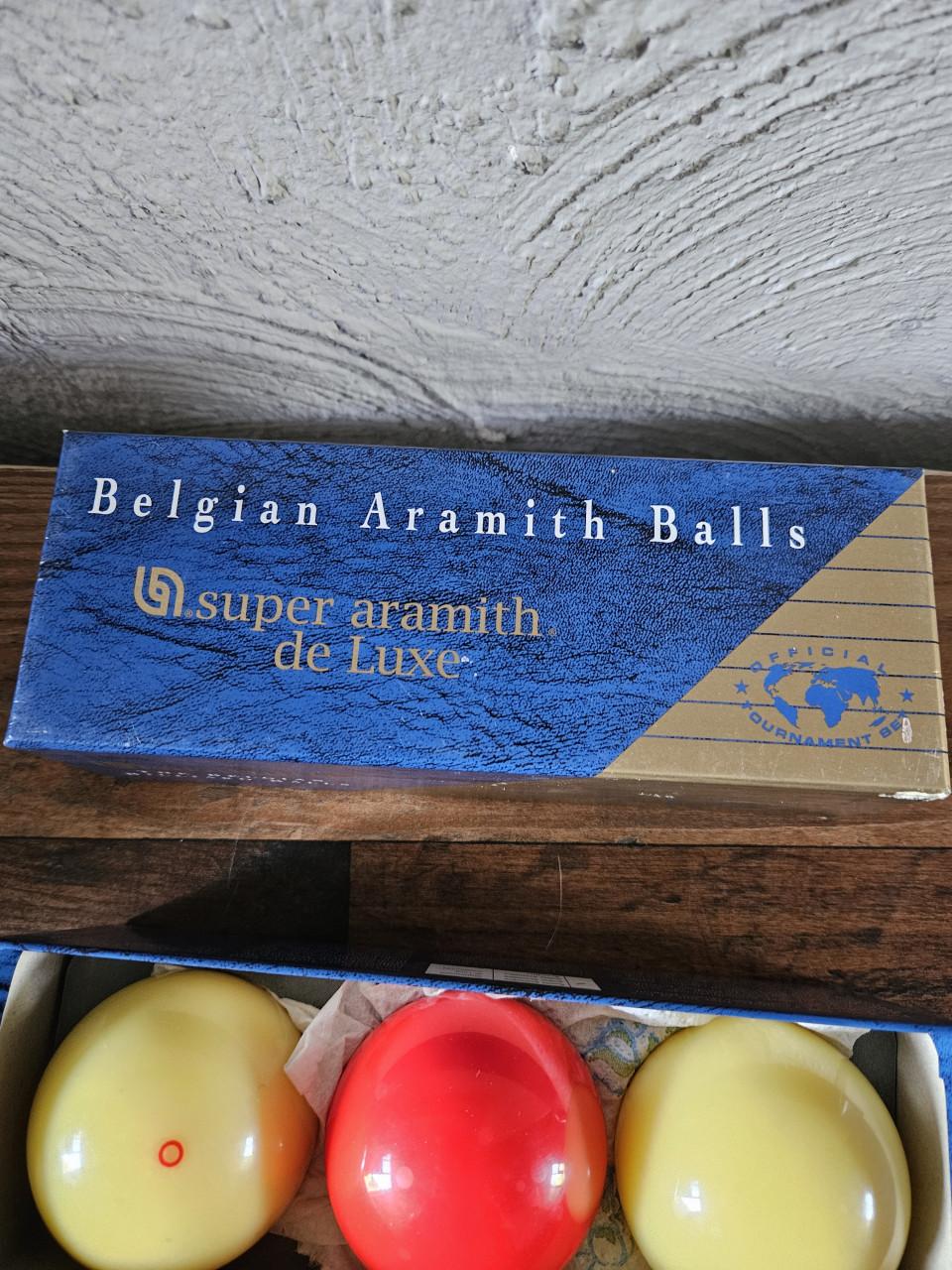 Belgian Aramith Super Aramith de Luxe biljartballen