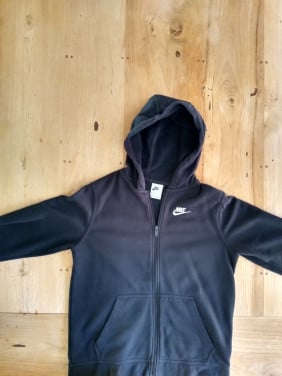 Nike zwart sweatvest 158-170 cm