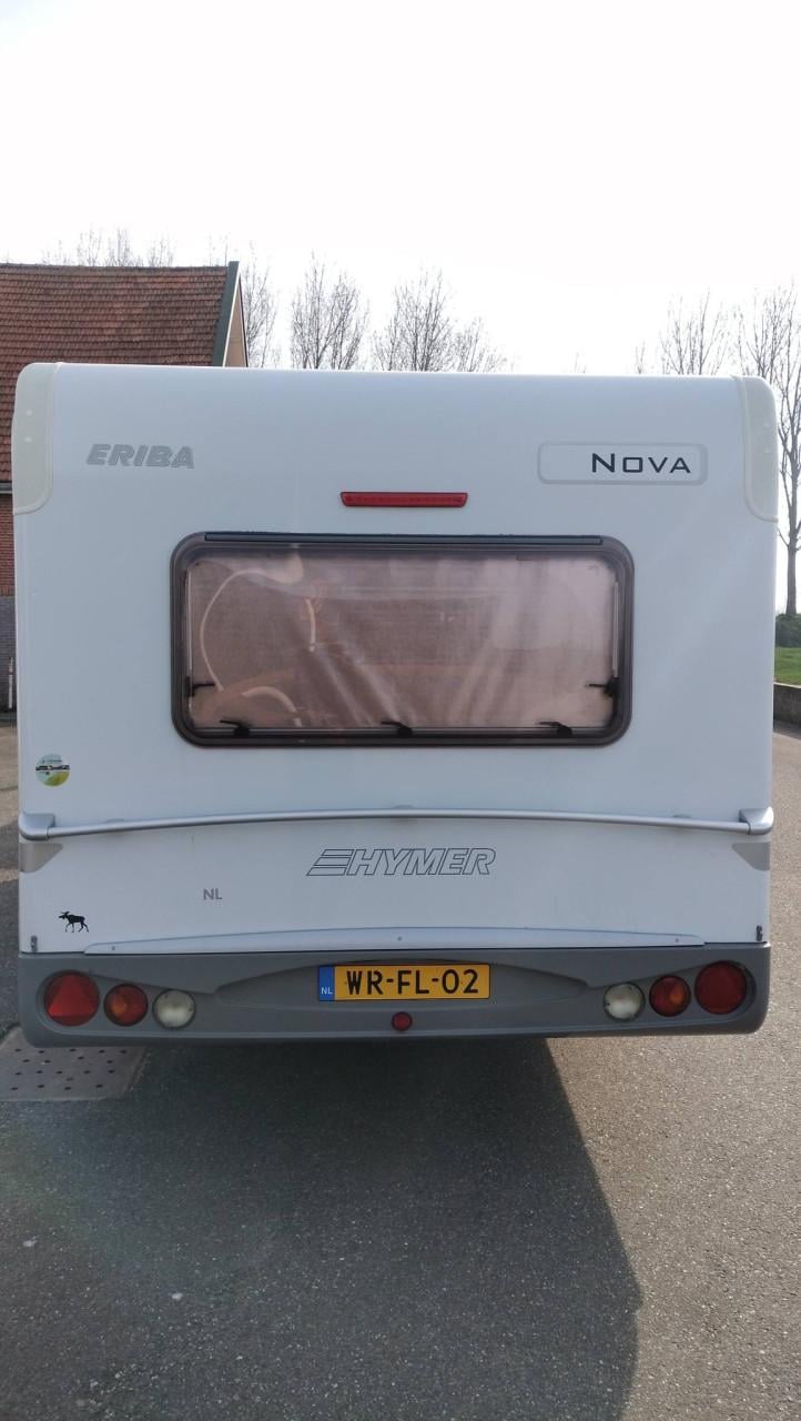 Eriba Hymer + voortent op maat + mover
