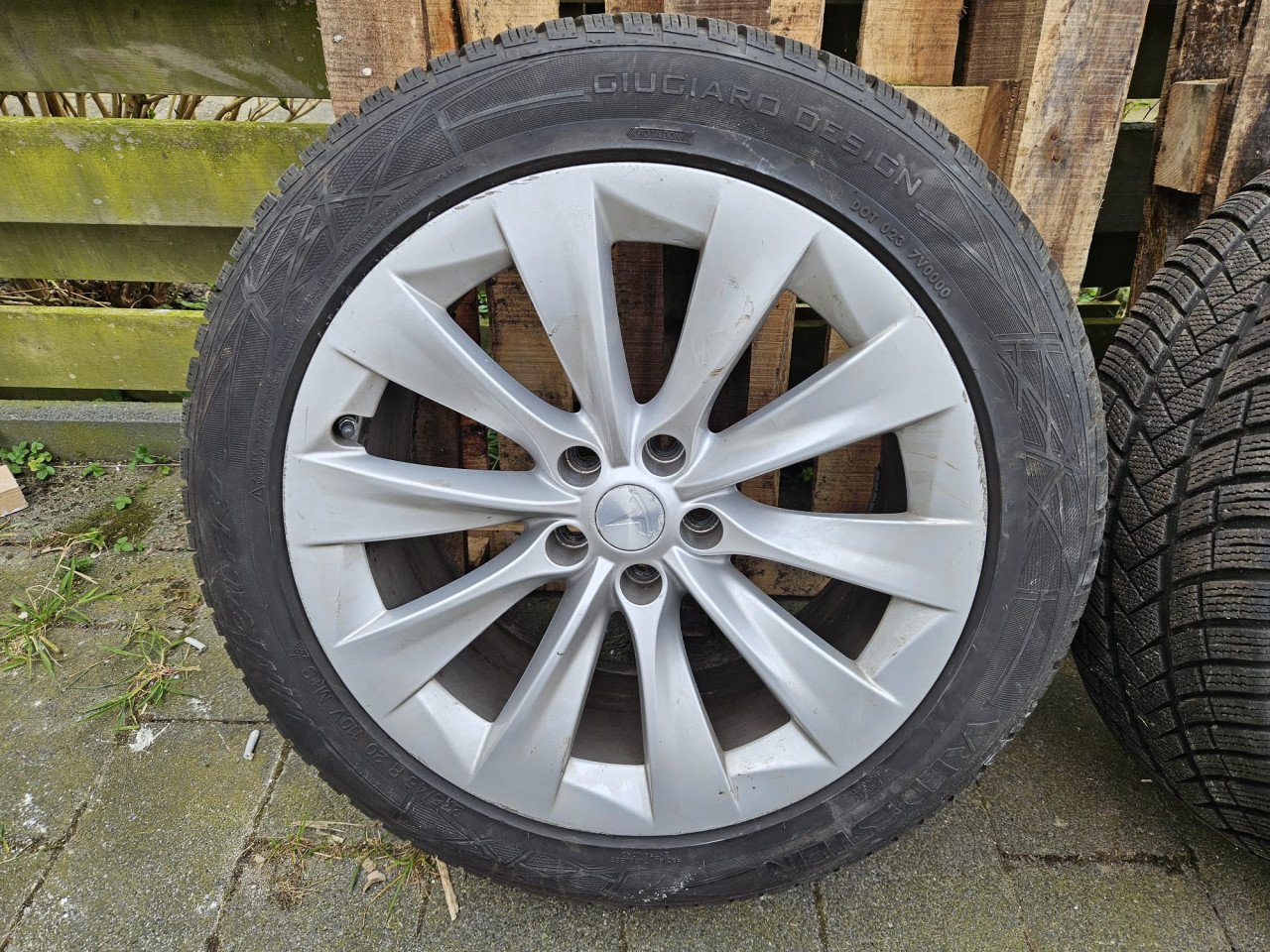 Tesla Velgen met de Banden