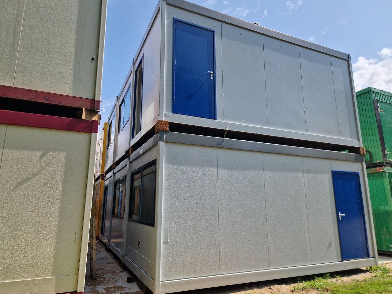 6x9 kantoorunit / woonunit / schaftkeet / bouwkeet