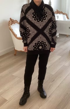 Zwarte sweater maat xl zgan