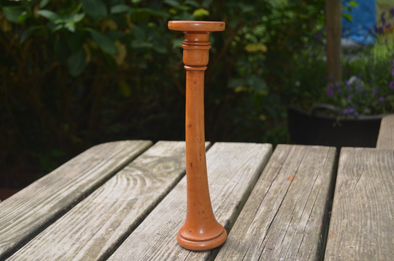 2 Oude houten Stethoscopen