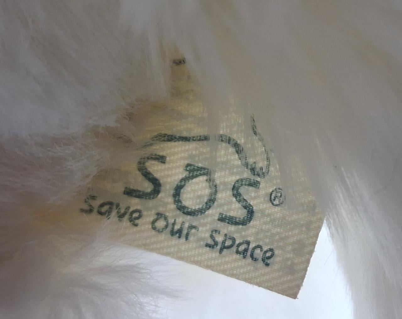 Witte vos/Arctic fox knuffel S.O.S. save our space