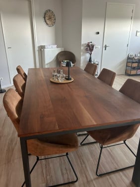Eethoek met 6 stoelen