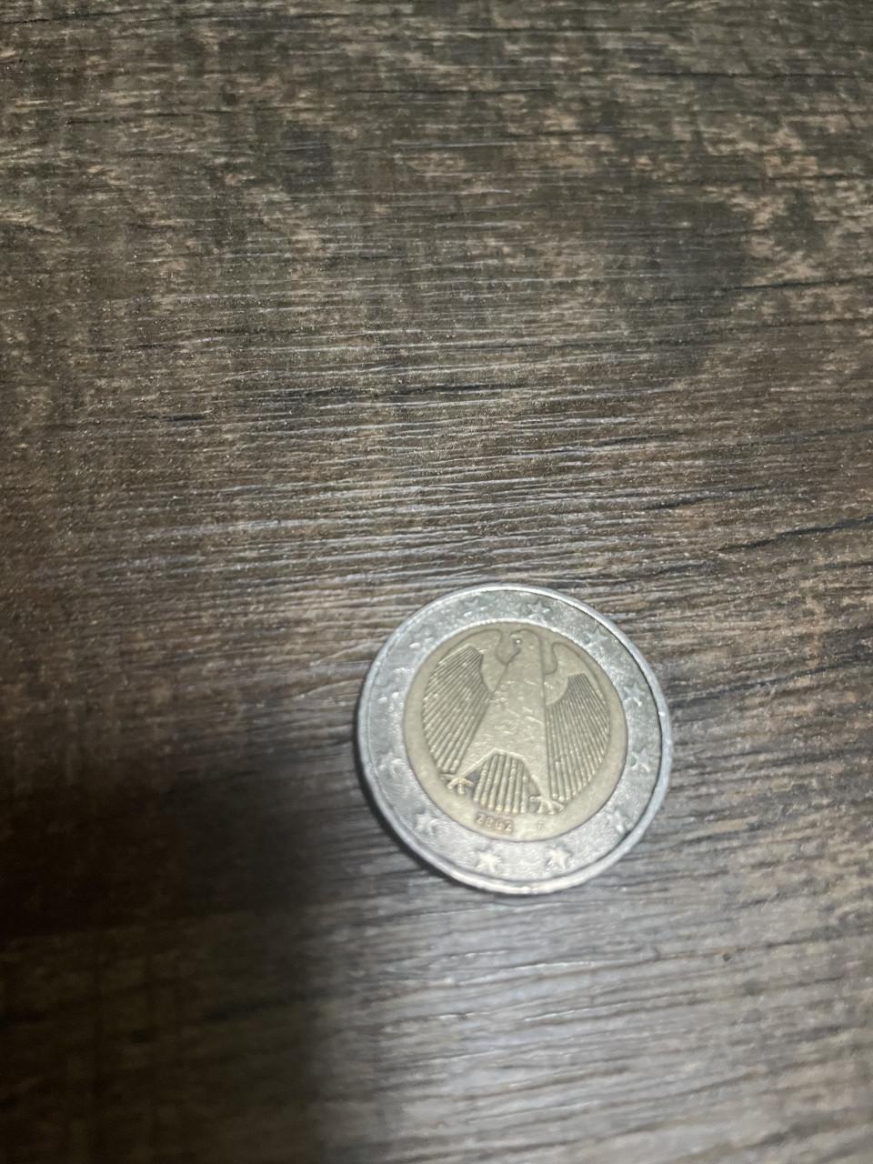 2 euromunt Duitsland Arend 2002 speciaal F 2x