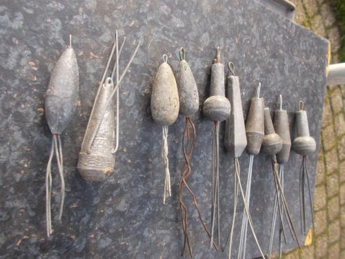 10 stuks vislood voor de bootvisserij