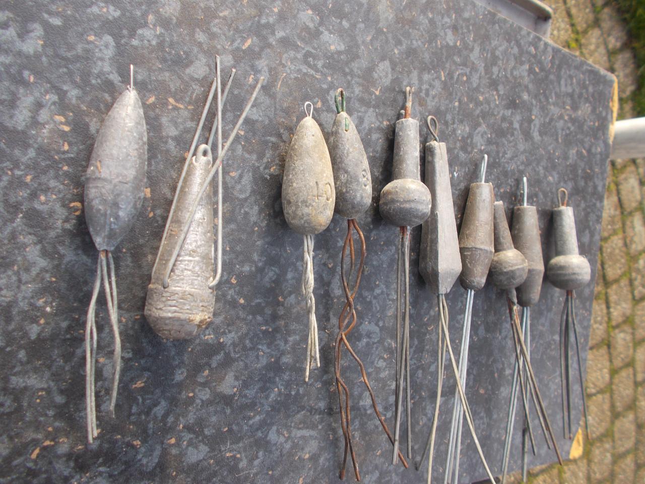 10 stuks vislood voor de bootvisserij