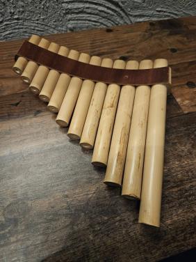 Mooie bamboe panfluit - Handgemaakt blaasinstrument