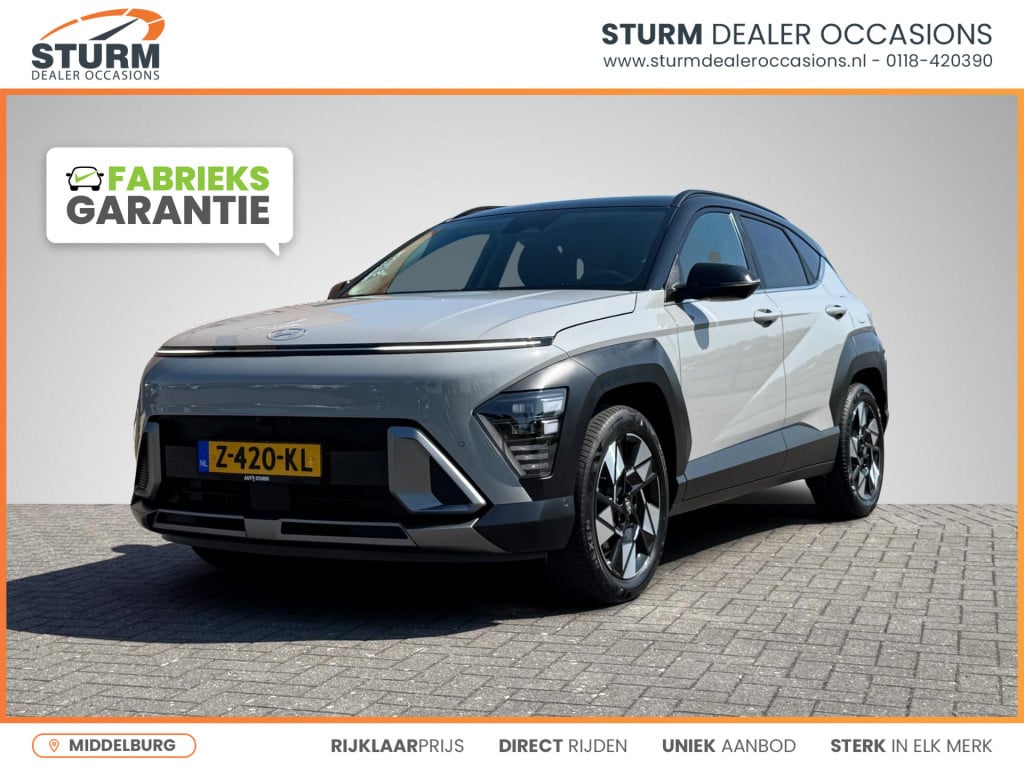 Hyundai Kona 1.6 gdi hev premium | two-tone lakkleur | stoelverwarming + -v