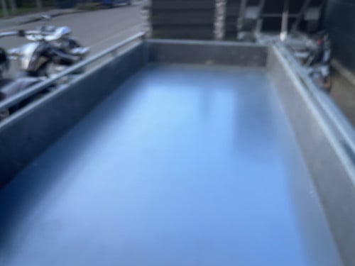 NIEUWE GEGALVANISEERDE BODEMPLATEN 300 X 150 € 125.-