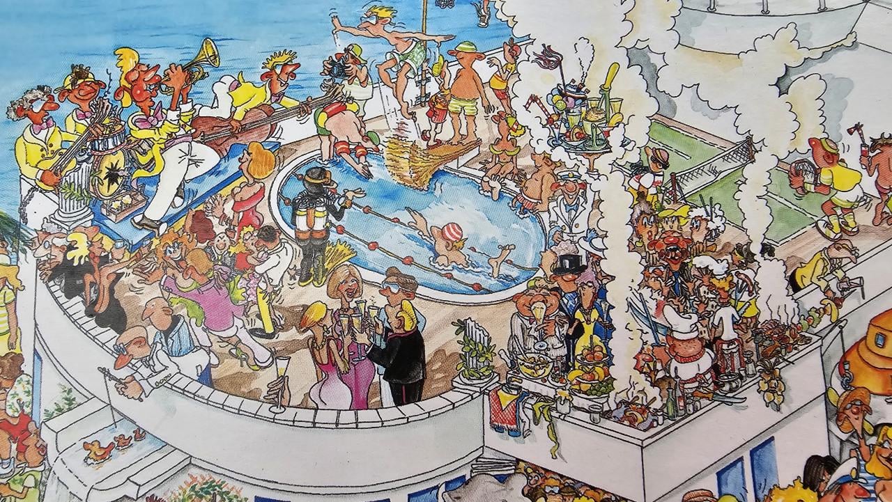 Comic collection cruise puzzel 1000 stukjes