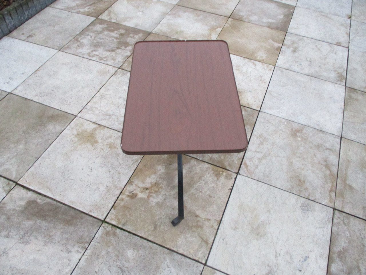 Zgan bedtafel in hoogte instelbaar kantelbaar en demontabel