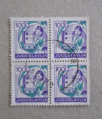 Postzegelblokjes van 4 Stuks