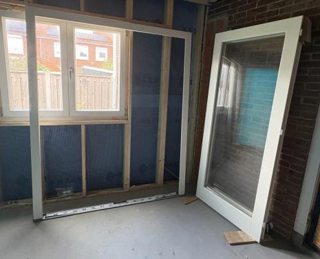 Kozijn met openslaande (tuin)deuren