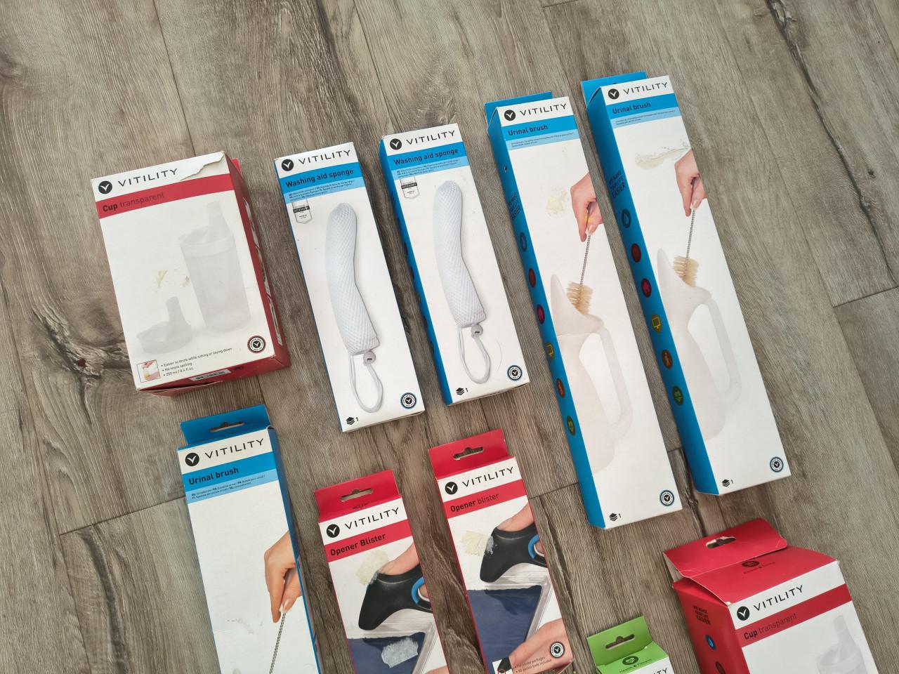 Partij nieuwe verpleegmiddelen, Vitility zorg, tuitbeker.