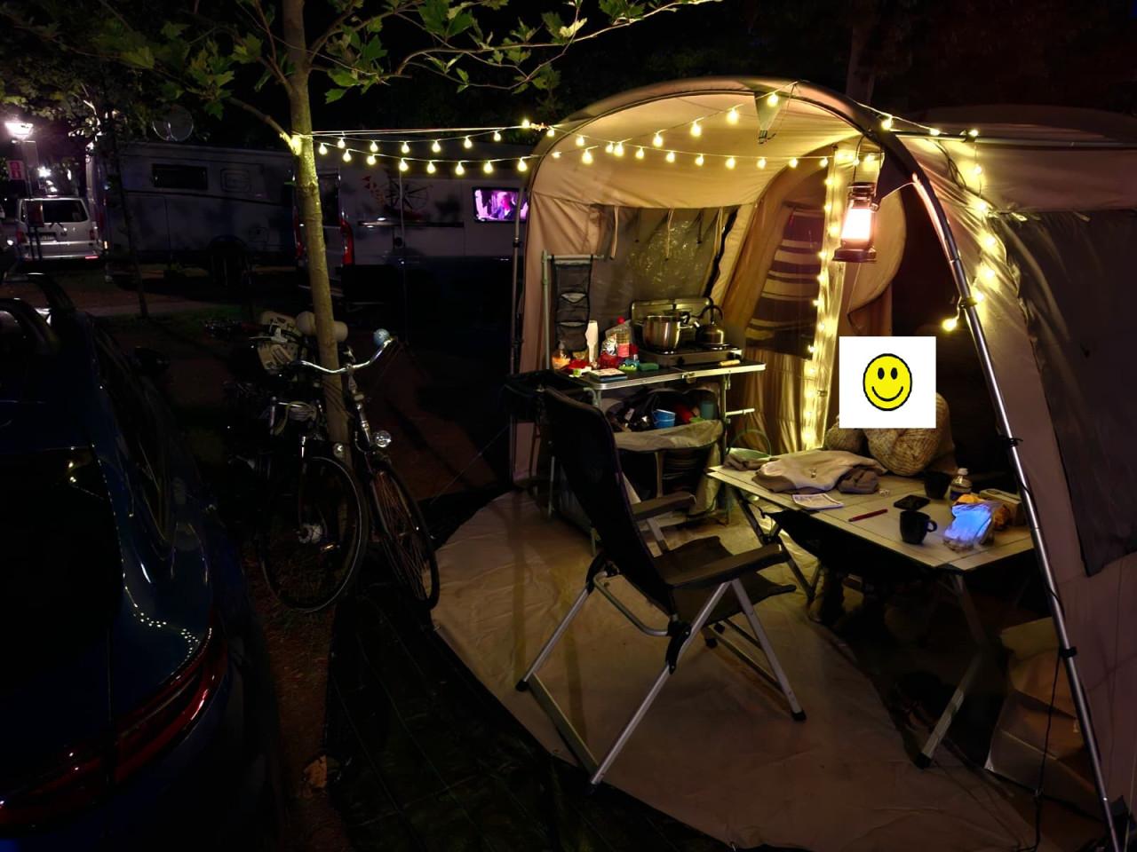 Te koop: mooie  tunnel Redwood Willow tent