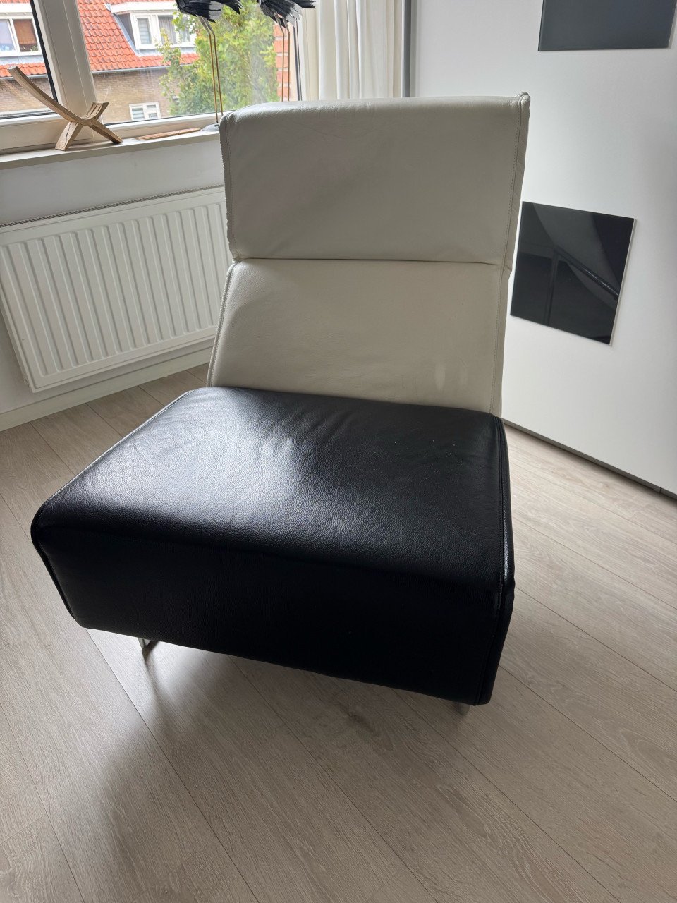 Fauteuil zwart wit