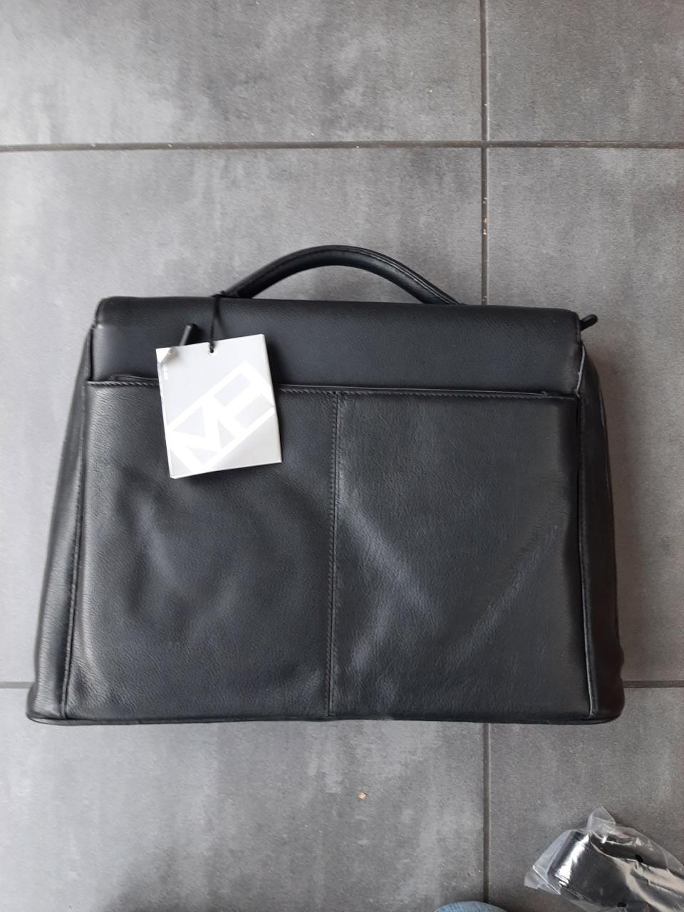 MH Way lederen laptoptas