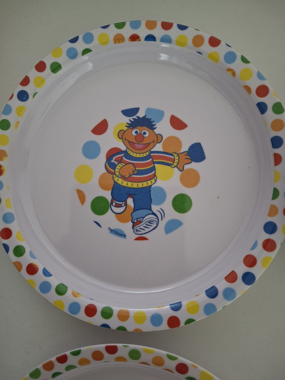 4 x bordje Bert en Ernie