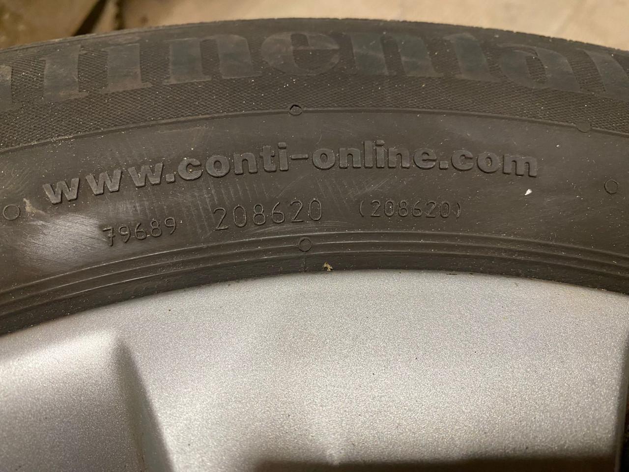 Audi velgen met winterbanden