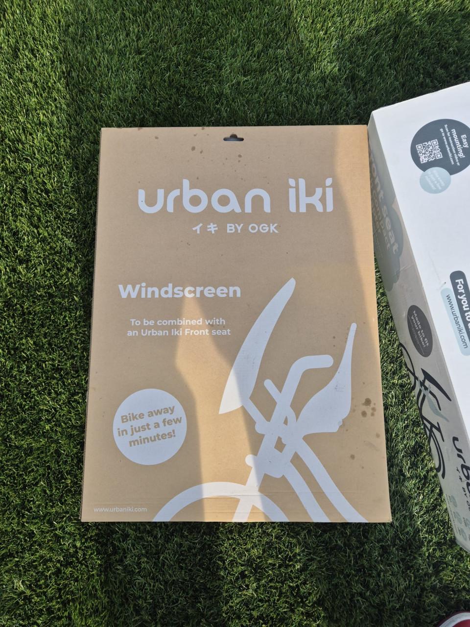 Fiets stoel urban iki met windscherm (2 beschikbaar/ nieuwe en gebruikte)