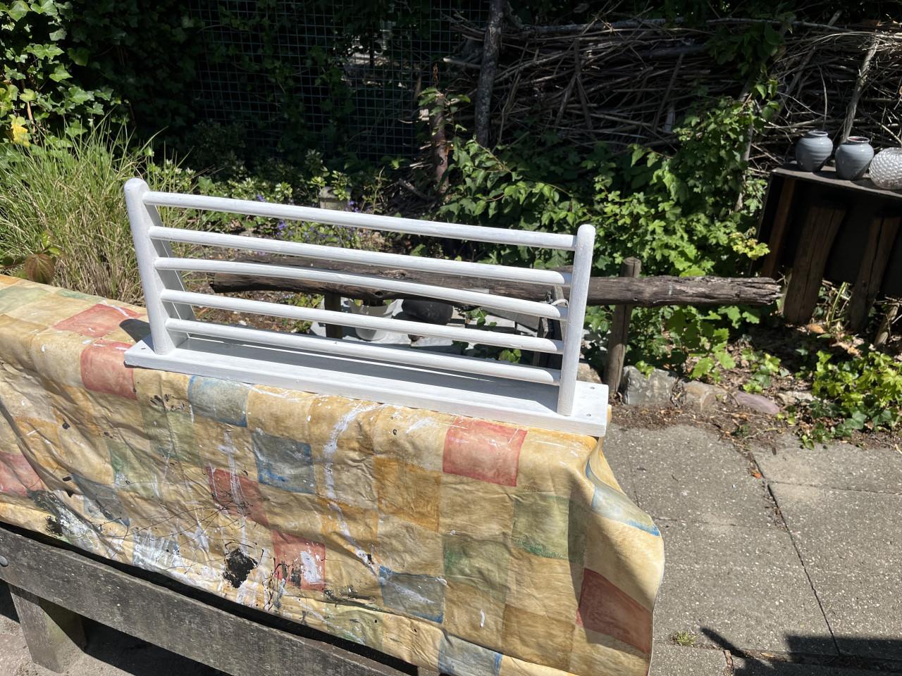 Keukenrekje van hout wit