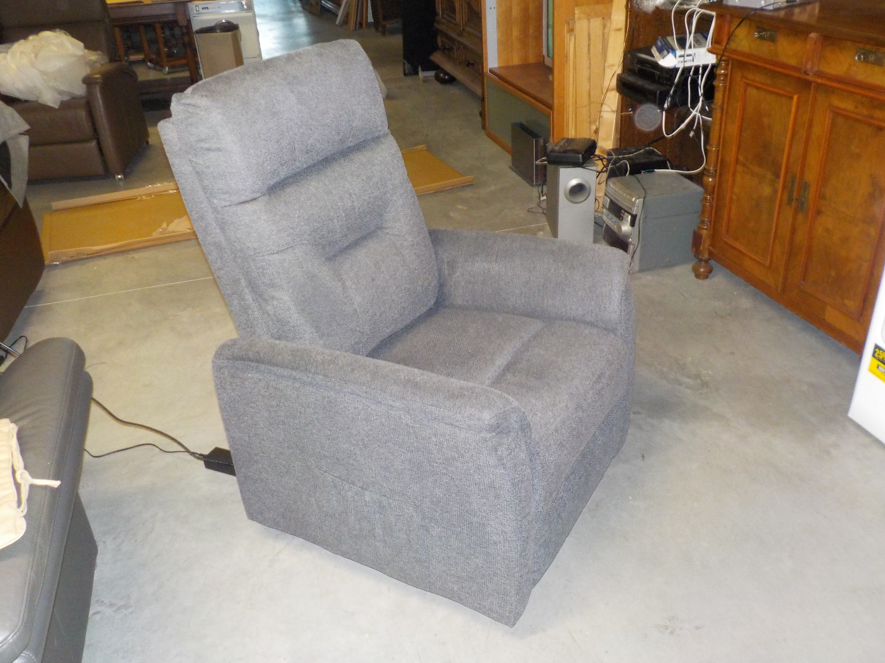 Nieuwe stoffen elektrische sta-op relax fauteuil in meerdere kleuren