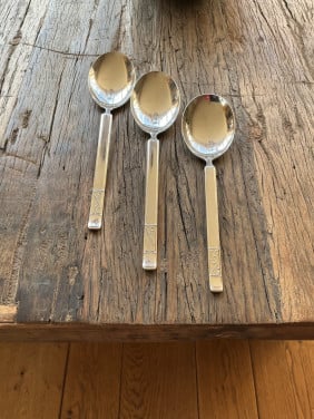 2 Groentenlepels en 1 Aardappellepel