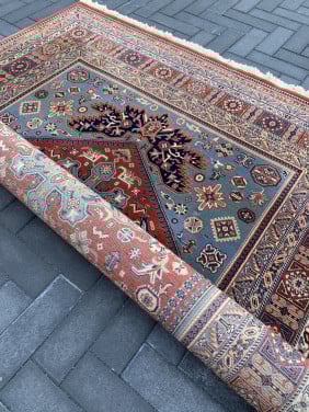 ✨Prachtig Sfeervol Handgeknoopt Vintage Vloerkleed✨