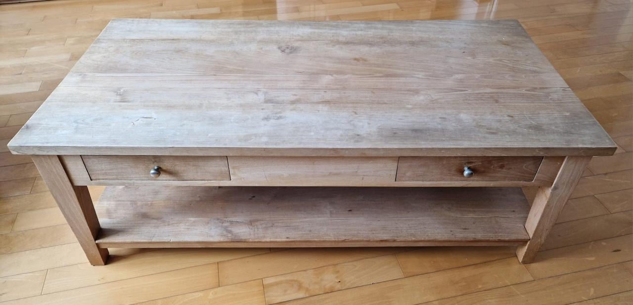 Teakhouten salontafel