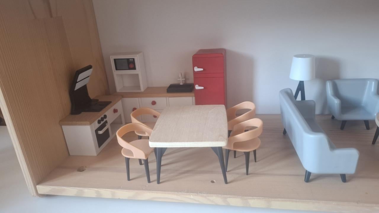 Poppenhuis incl meubels