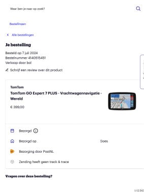TomTom Go Expert 7 plus voor Vrachtwagen of Bus ( Ook gewoon auto )