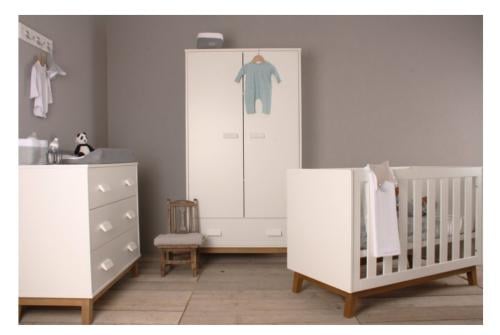 Commode, ledikant inclusief matrasje (aerosleep optioneel)