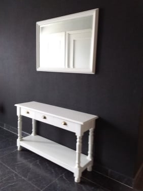 Side table + spiegel