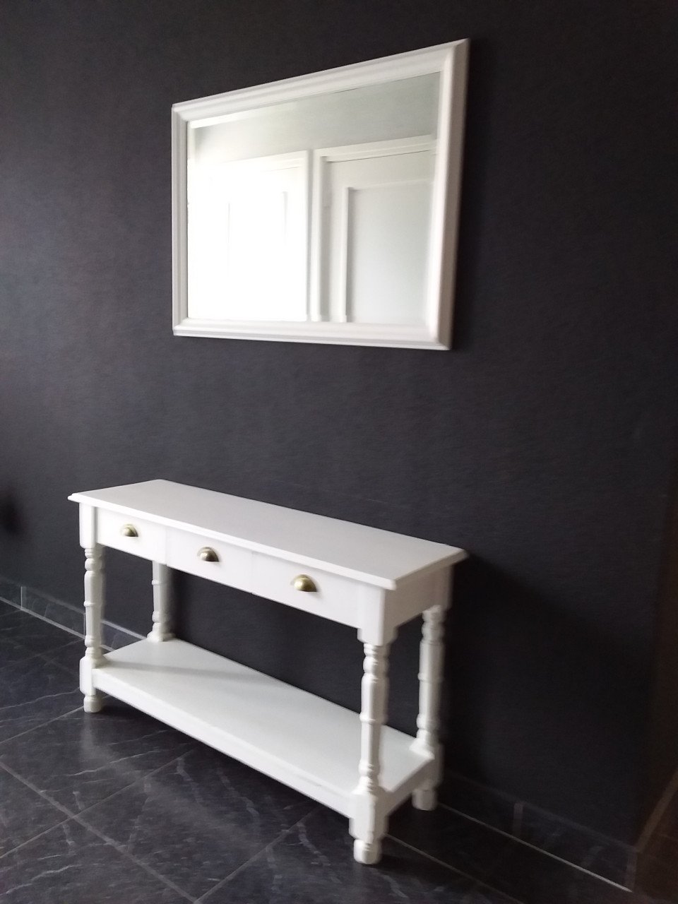 Side table + spiegel