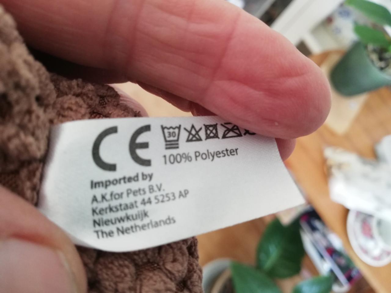 Takkie, teckel, tekkel, deurstopper, tochtstopper, hondenspeelgoed